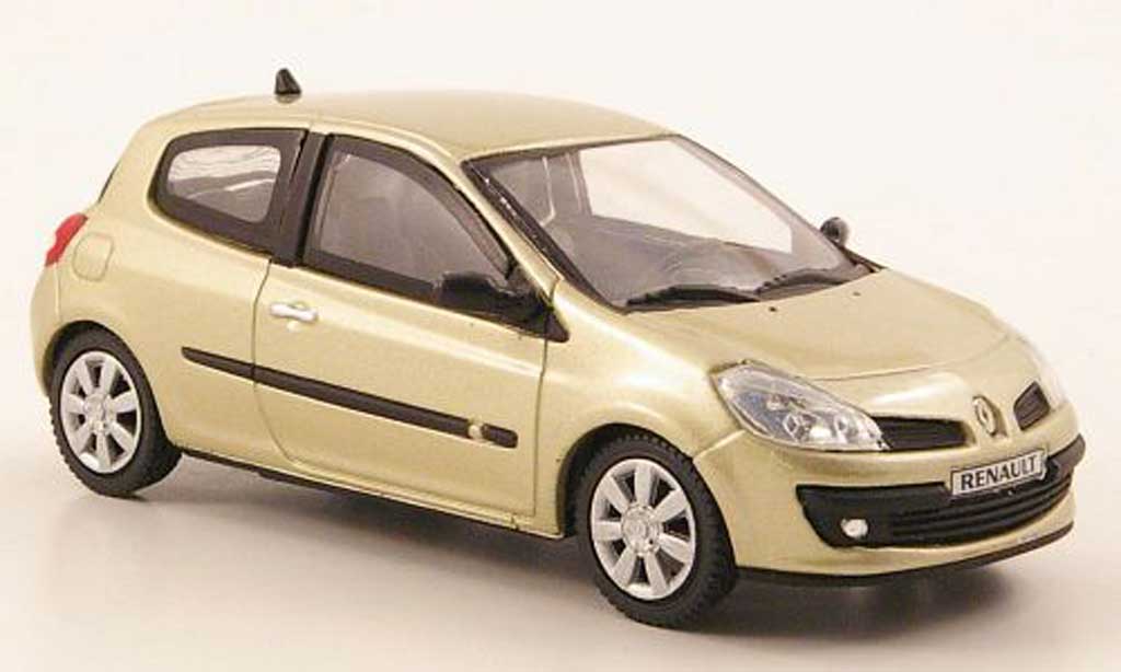 Renault Clio III 1/43 Eligor III beige 3-portes 2005 modelauto
