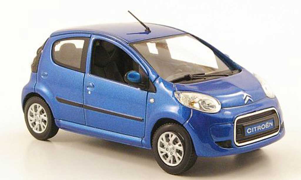 Citroen C1 1/43 Norev blauw 5-portes 2009 modelauto