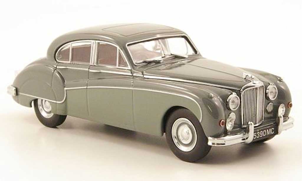 Jaguar MK 9 1/43 Oxford 9 grijs/grijs modelauto