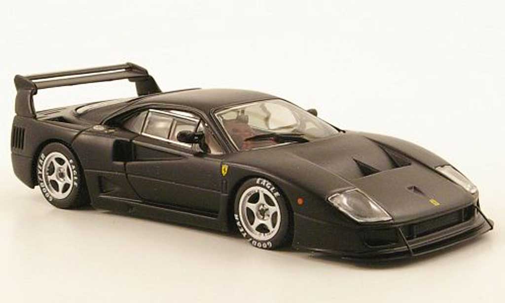 Ferrari F40 Competizione 1/43 IXO Competizione mattzwart 1990 modelauto