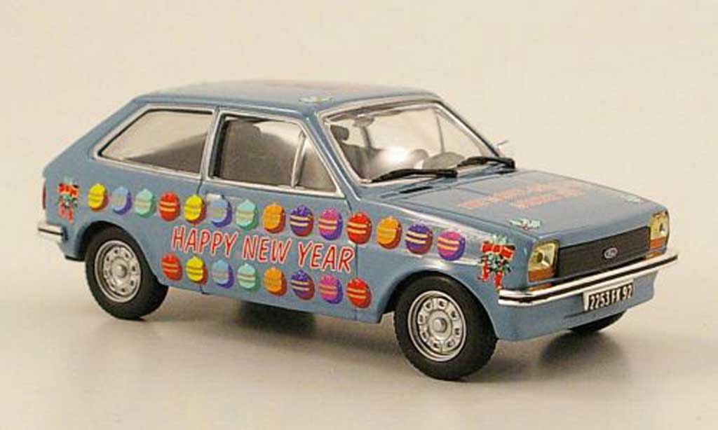 Ford Fiesta MKI 1/43 IXO MKI Merry Christmas + Happy New Year modelauto
