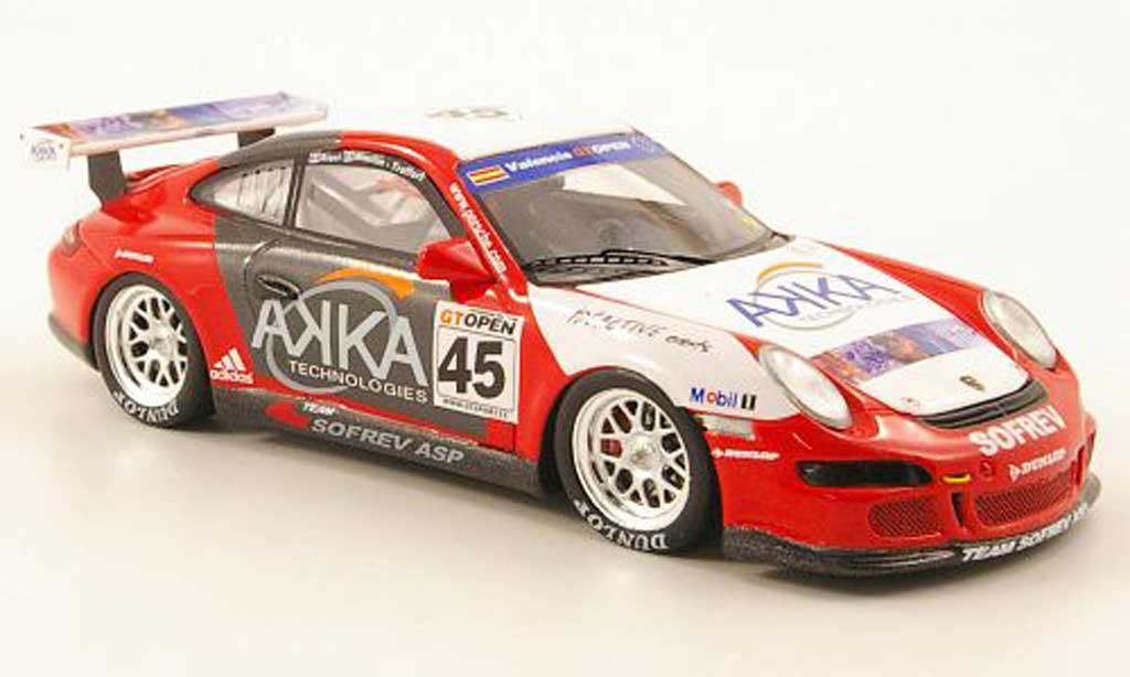 Porsche 997 GT3 CUP 1/43 Spark GT3 Cup 2007 No.45 AKKA Team Sofrev GTB Valencia modelauto