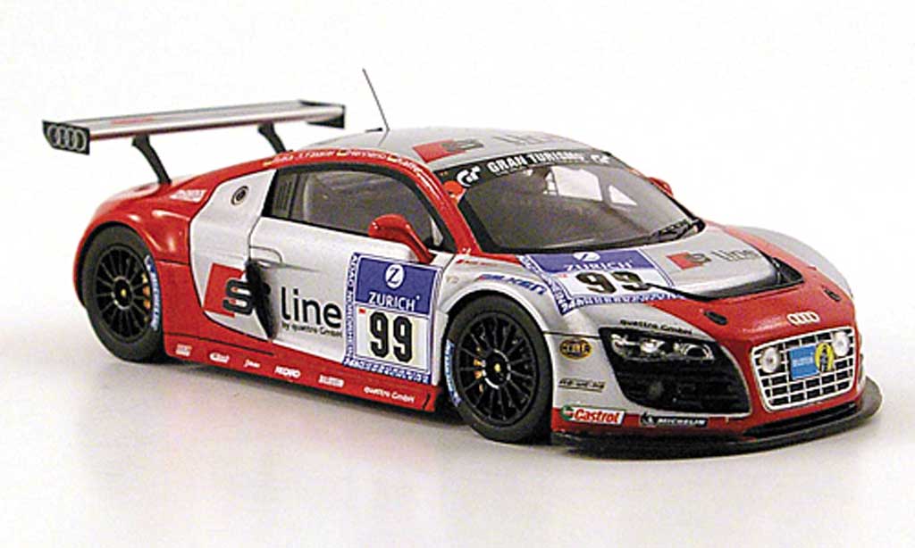 Audi R8 LMS 1/43 Spark LMS No.99 S Line 24h Nurburgring 2010 modelauto