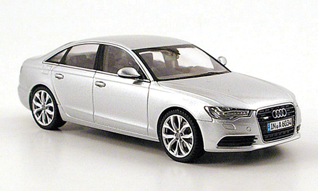 Audi A6 1/43 Schuco (C7) grijs 2011 modelauto