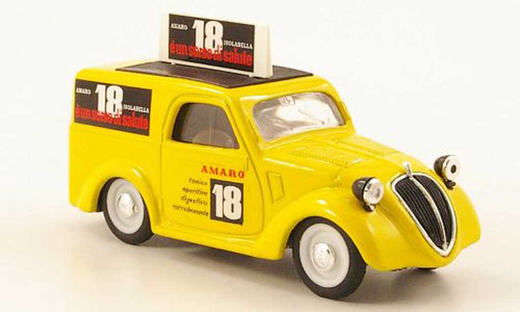 Fiat 500 1/43 Brumm B Furgoncino Amaro 18 Isolabella 1946 modelauto