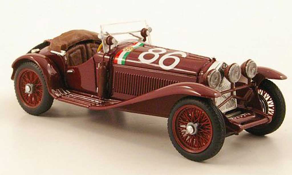 Alfa Romeo 1750 1/43 Brumm No.86 Campari / Marinoni Mille Miglia 1931 modelauto