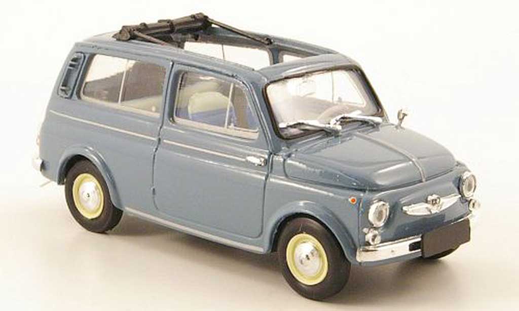Steyr Puch 700 1/43 Brumm C blauw geoffnet 1961 modelauto