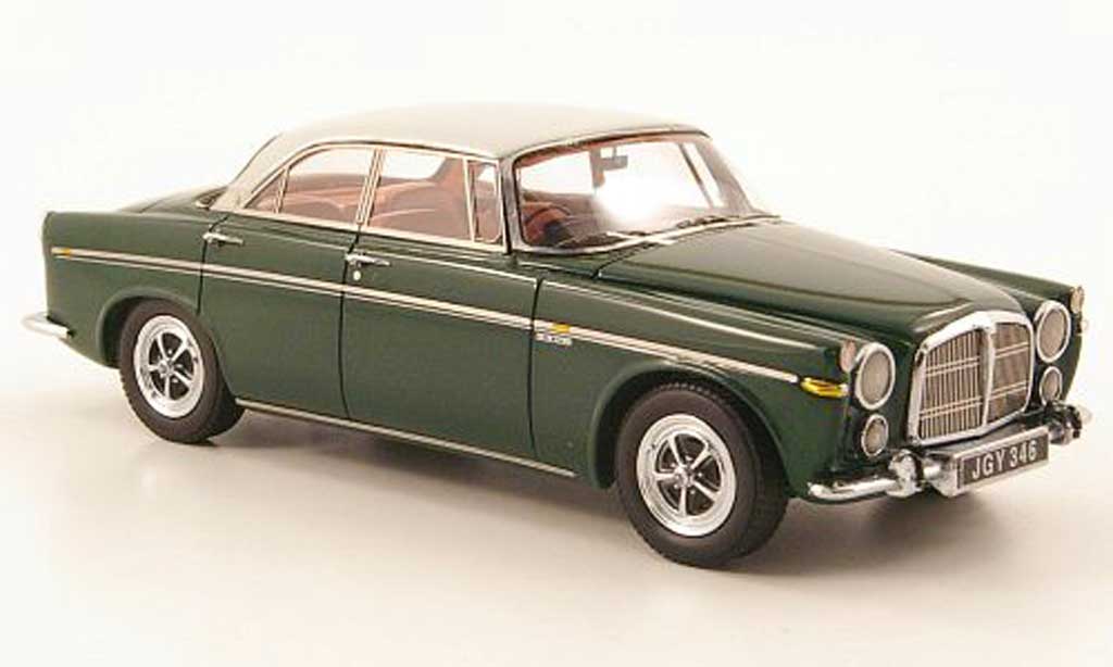 Rover P5B 1/43 Neo Coupe zwart-groen/grijs clair RHD 1971 modelauto