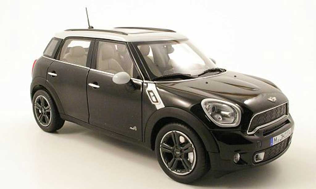 Mini Countryman S 1/18 Norev S zwart/grijs 2010 modelauto