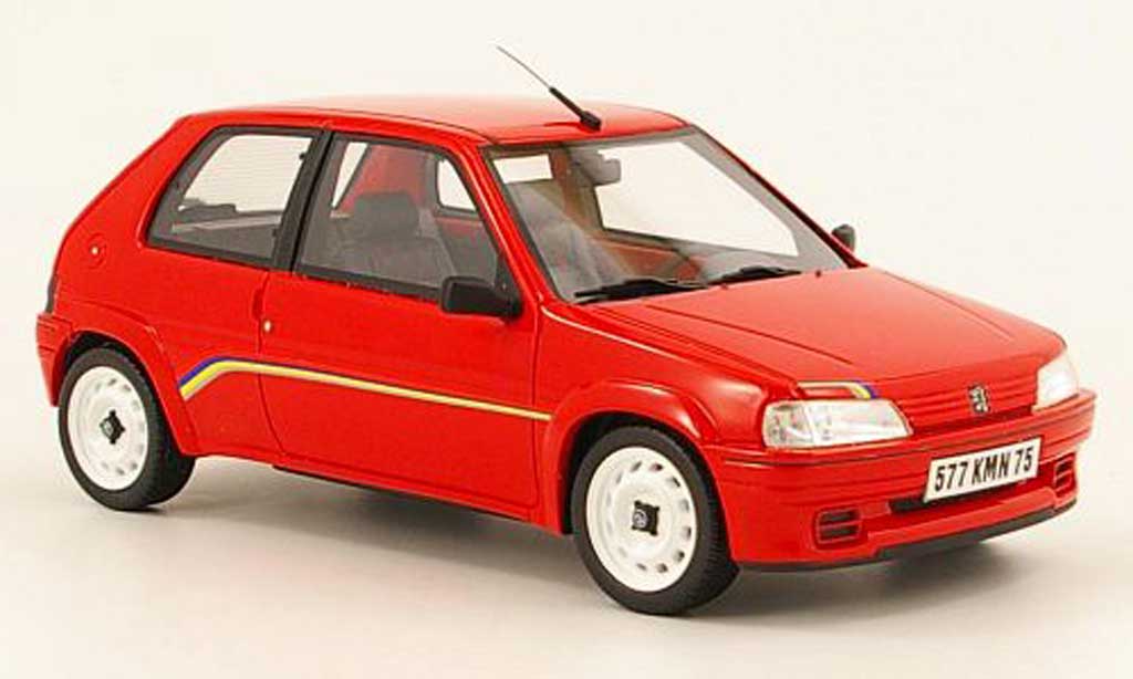Peugeot 106 Rallye 1/18 Ottomobile Rallye phase 1 rood modelauto