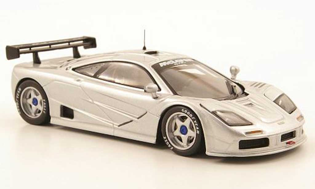 McLaren F1 1/43 IXO GTR grijs Rennversion modelauto