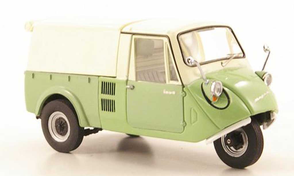 Mazda K360 1/43 Ebbro grun/beige Dreirad-Pritsche/Plane 1962 modelauto