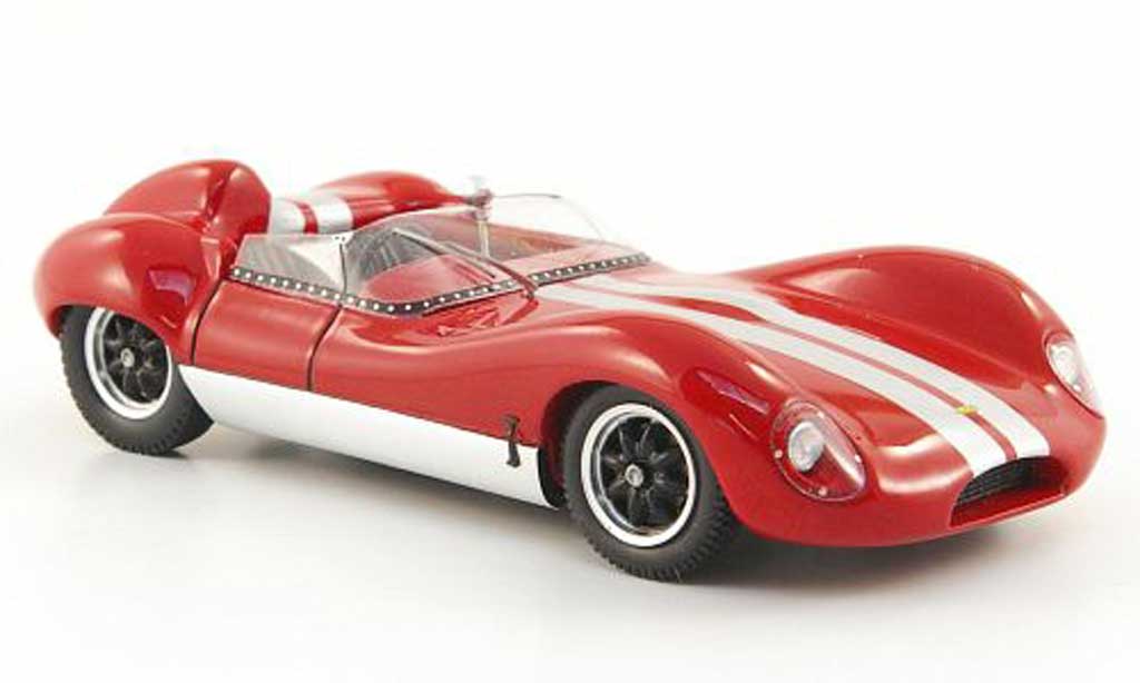 Lola MK1 1/43 Spark rood/grijs 1960 modelauto
