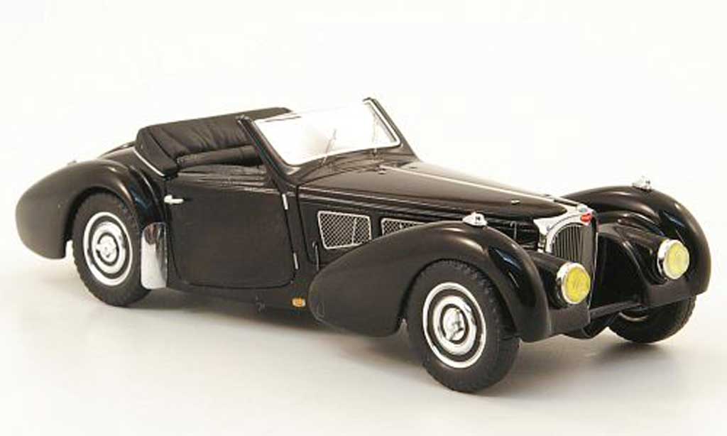 Bugatti 57 S 1/43 Spark S Gangloff zwart 1937 modelauto
