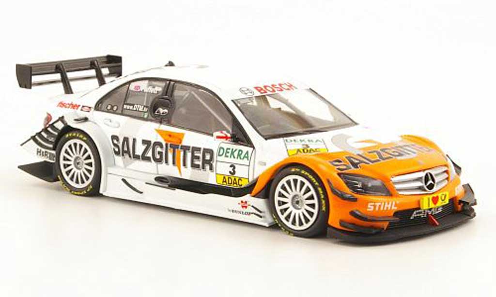 Mercedes Classe C DTM 1/43 Minichamps DTM No.3 Salzgitter Saison 2010 modelauto