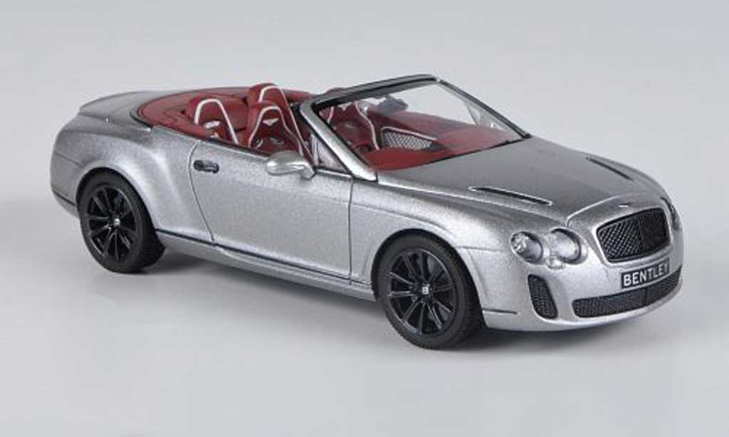 Bentley Continental 1/43 Minichamps Supersports Cabriolet matt-grijs 2010 modelauto