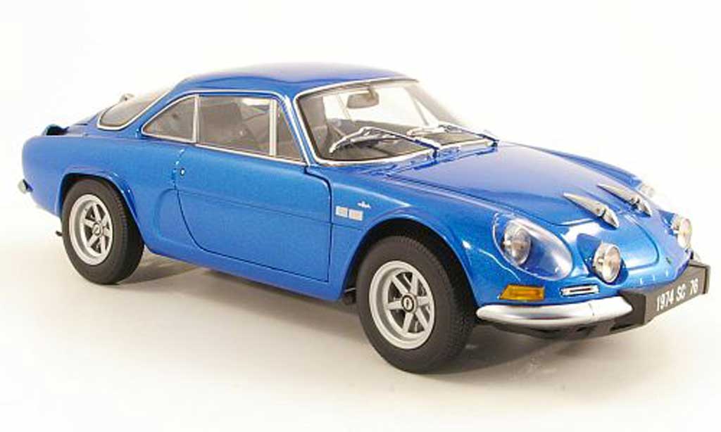 Alpine A110 1/18 Kyosho 1600SC blauw 1974 modelauto