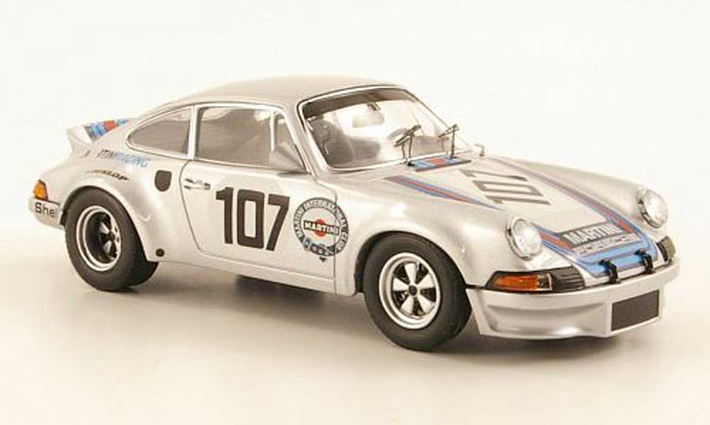 Porsche 911 1/43 Schuco Carrera 2.8 R No.107 Targa Florio 1973 modelauto