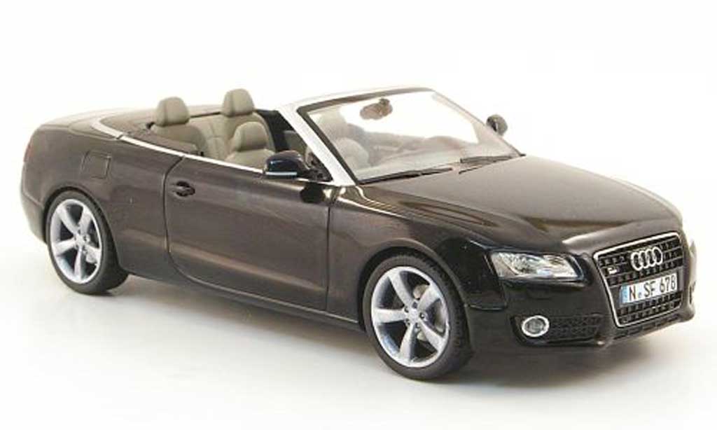 Audi A5 1/43 Schuco Cabriolet zwart modelauto