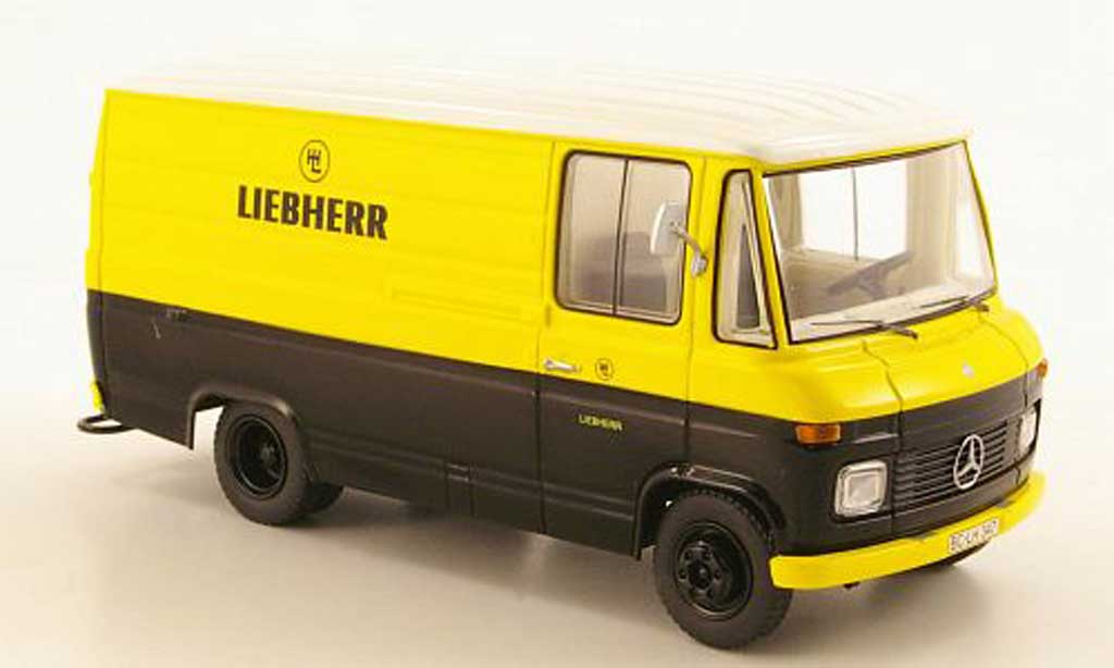 Mercedes L408 1/43 Schuco Kasten Liebherr modelauto