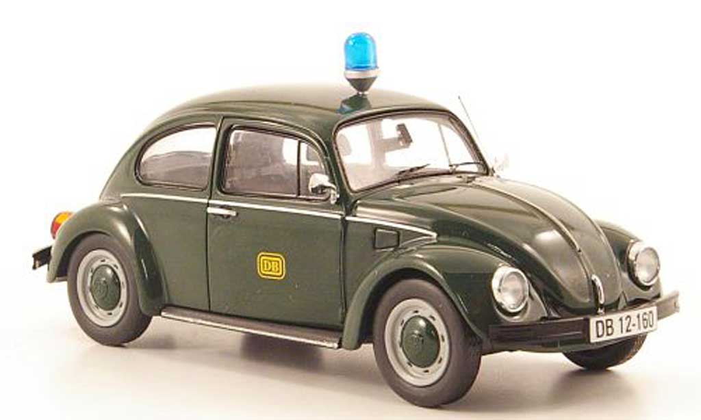 Volkswagen Kafer 1/43 Schuco DB Bahnpolizei modelauto