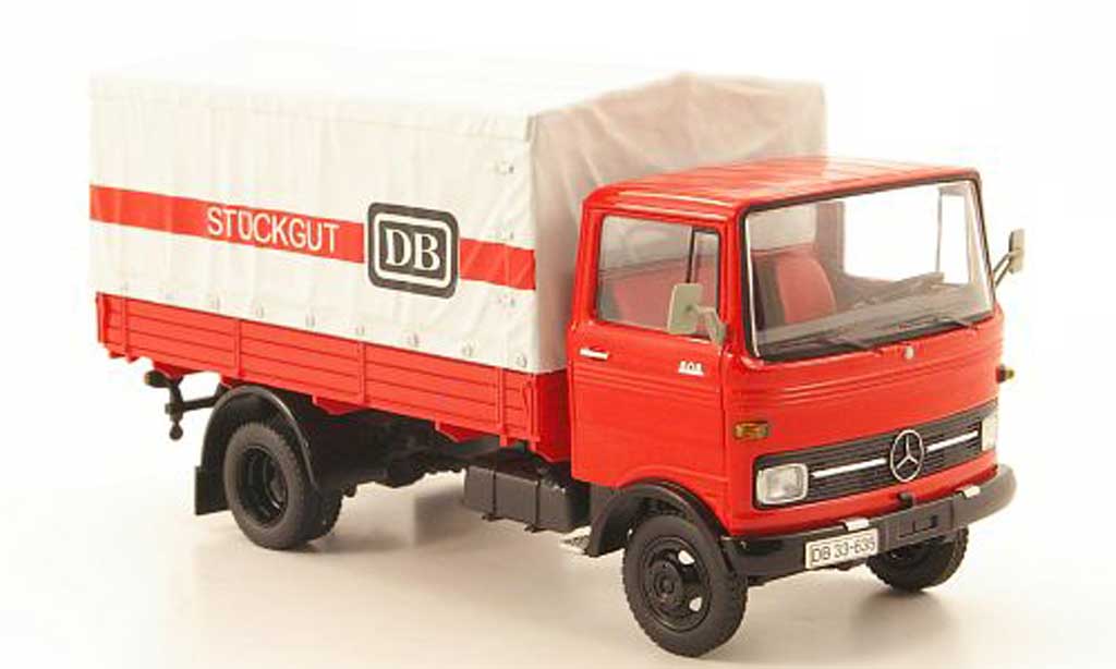 Mercedes LP 608 1/43 Schuco DB Stuckgut Pritsche/Plane modelauto