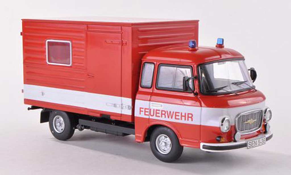 Barkas B 1000 1/43 Schuco Koffer Brandweer modelauto