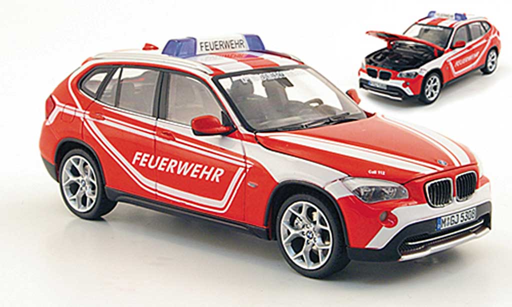 Bmw X1 E84 1/43 Schuco E84 pompier modelauto