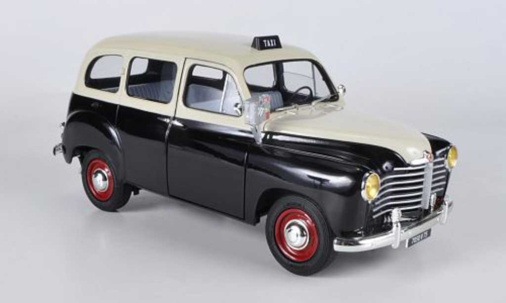 Renault Colorale 1/18 Solido Taxi zwart/beige 1953 modelauto