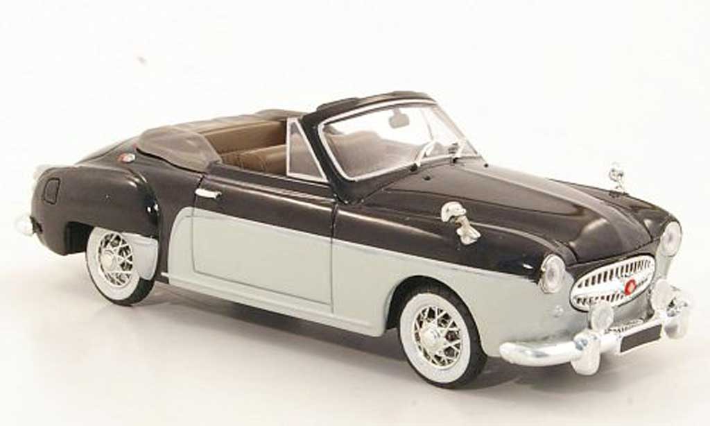 Renault Fregate 1/43 Solido Cabriolet zwart/wit 1956 modelauto