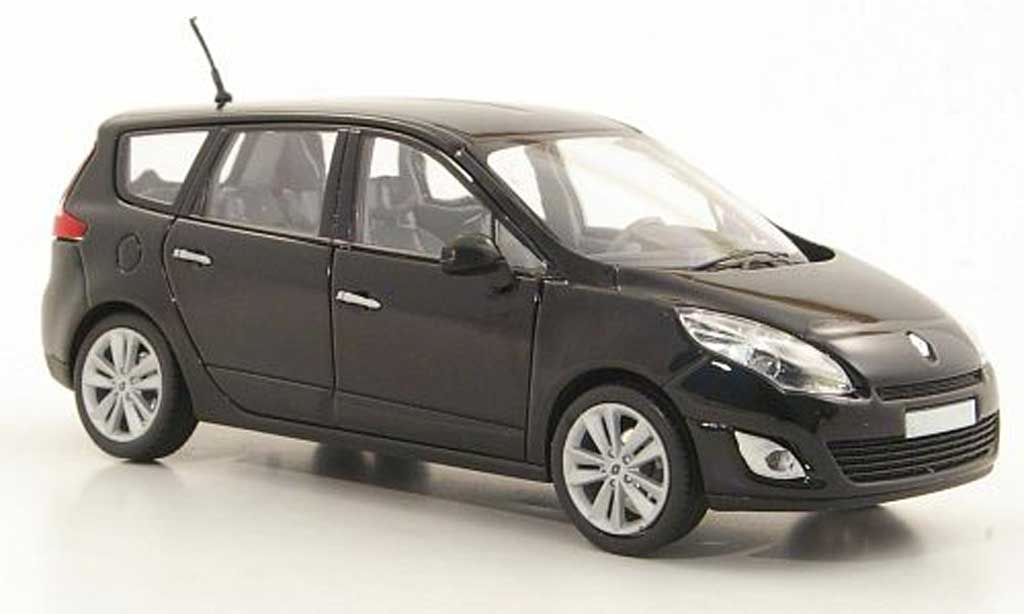 Renault Grand Scenic 1/43 Solido zwart 2009 modelauto