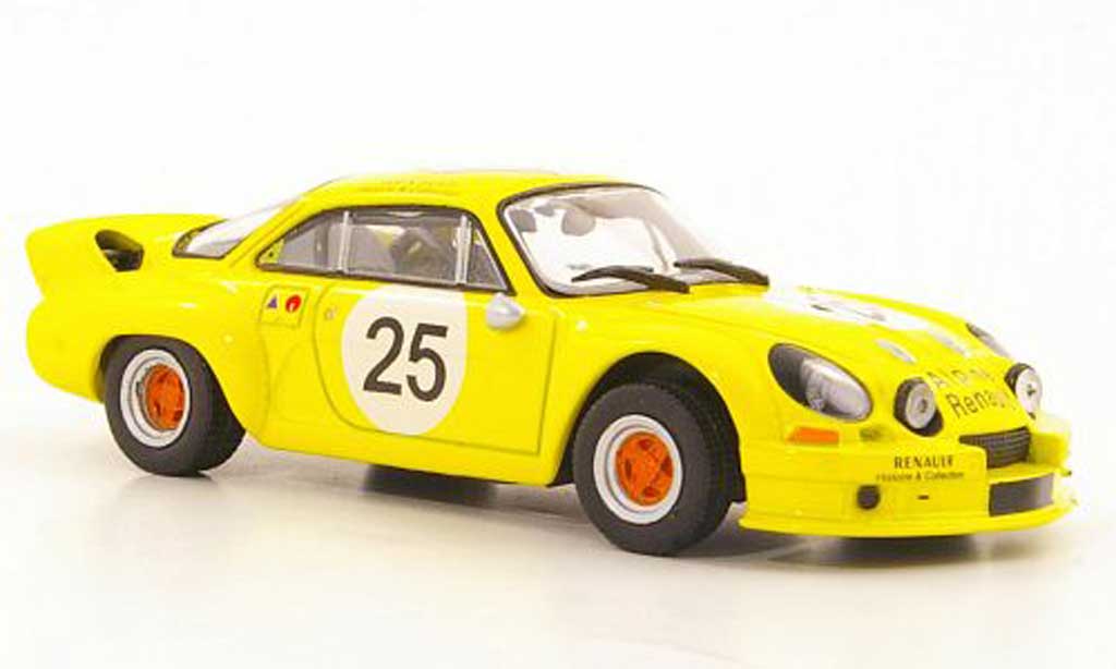 Alpine A110 1/43 Solido 1800 No. 25 Renault Histoire & Collection 1975 modelauto