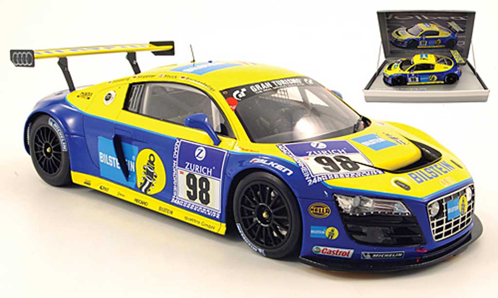 Audi R8 LMS 1/18 Spark LMS no.98 bilstein 24h nurburgring 2010 basseng / stippler / stuck / rockenfeller modelauto