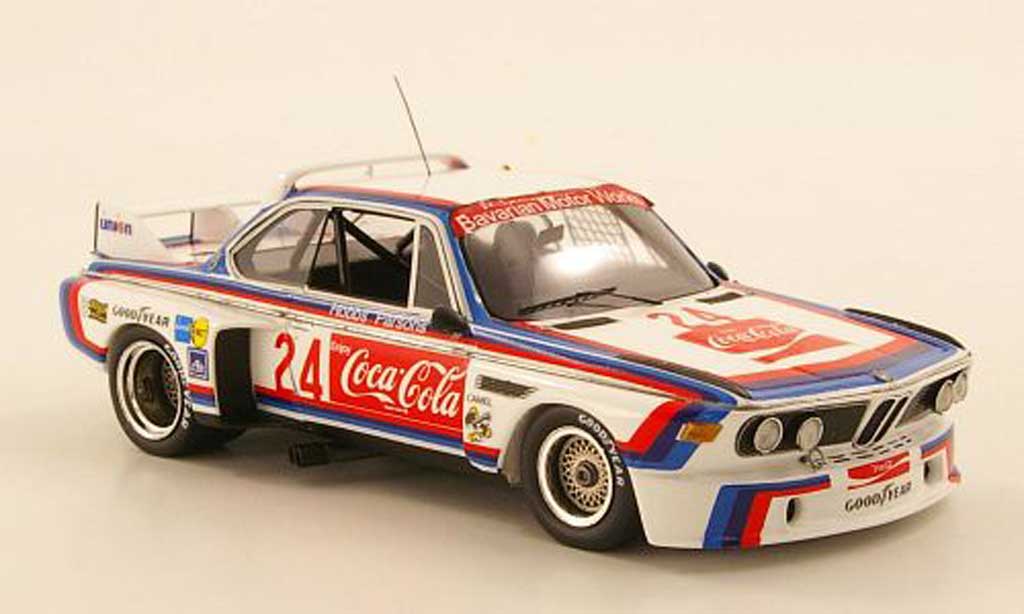 Bmw 3.0 CSL 1/43 TrueScale Miniatures CSL No.24 Coca Cola Hobbs / Parsons 24h Daytona 1976 modelauto