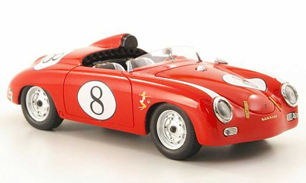 Porsche 356 1/43 Premium ClassiXXs Speedster AmericNo.8 rood modelauto