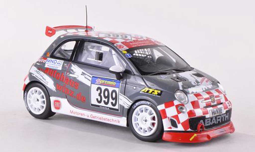 Fiat 500 Abarth 1/43 Minichamps Abarth Assetto No.399 Autohaus Winz VLN 2010 S.Winz/R.Winz modelauto