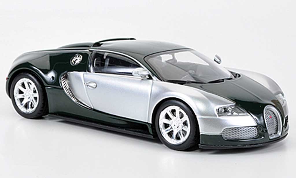 Bugatti Veyron Edition Centenaire 1/43 Minichamps Edition Centenaire Chrom/grun 2009 modelauto