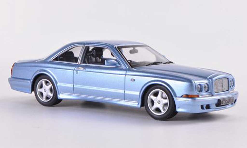 Bentley Continental T 1/43 Minichamps T blauw RHD 1996 modelauto