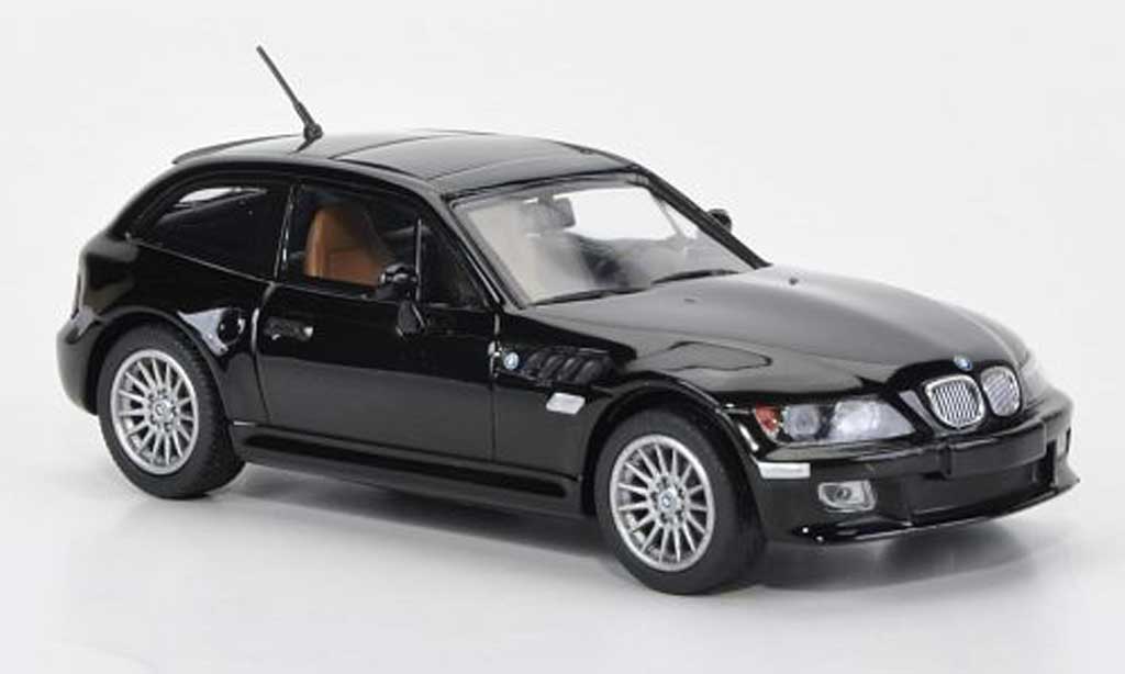 Bmw Z3 coupe 1/43 Minichamps coupe zwart 2001 modelauto