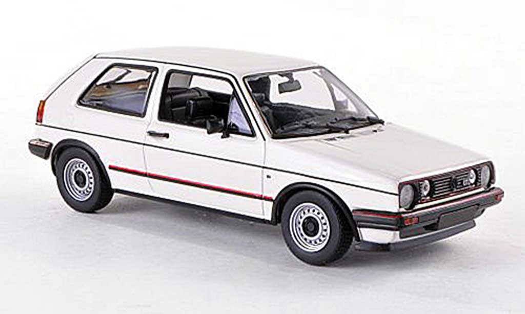 Volkswagen Golf 2 GTI 1/43 Minichamps 2 GTI wit 1985 modelauto