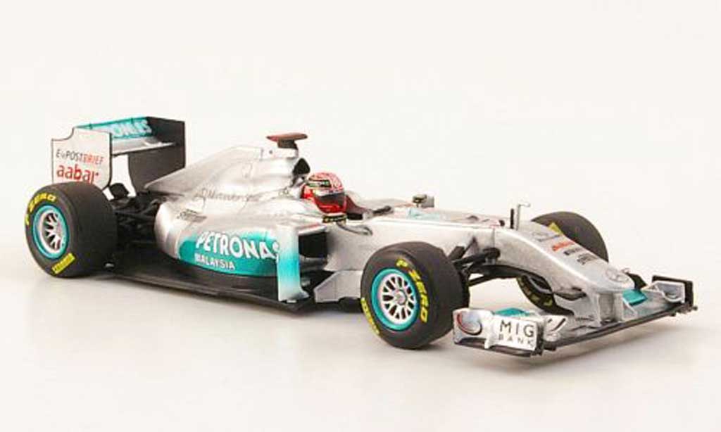 Mercedes F1 2011 1/43 Minichamps 2011 GP No.7 Petronas M.Schumacher Showcar modelauto