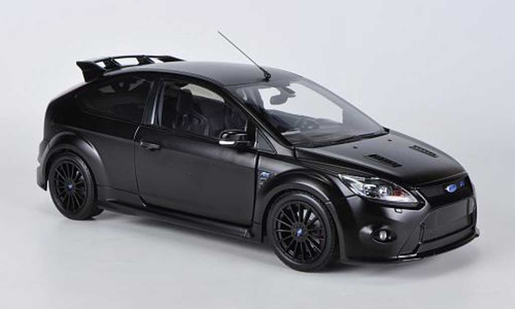 Ford Focus RS 500 1/18 Minichamps RS 500 mat zwart 2010 modelauto