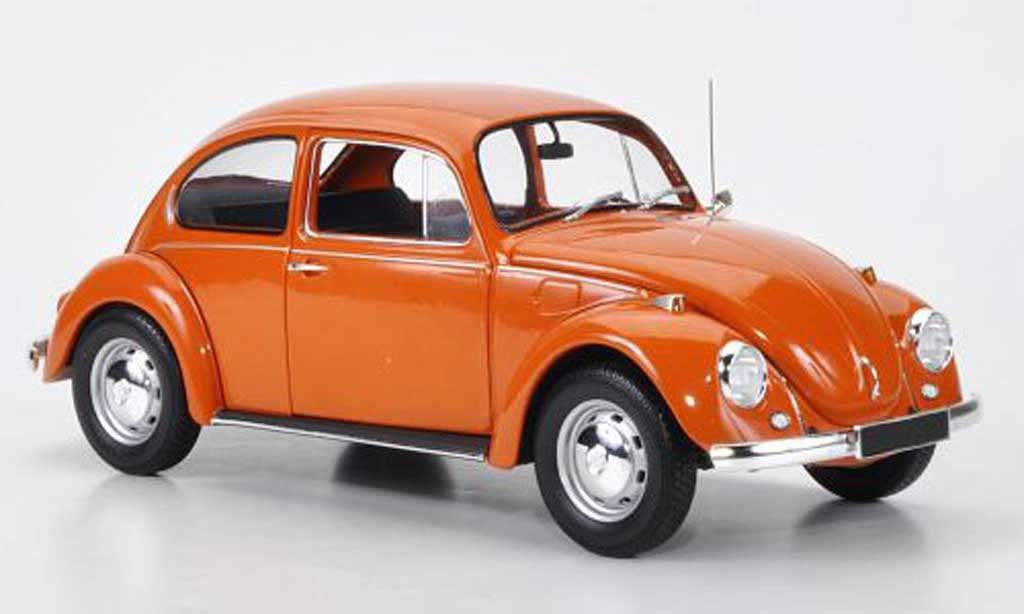 Volkswagen Kafer 1/18 Minichamps 1200 oranje 1972 modelauto