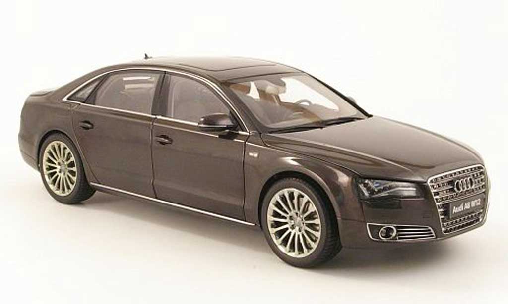 Audi A8 W12 1/18 Kyosho W12 l (d4) grijs 2010 modelauto