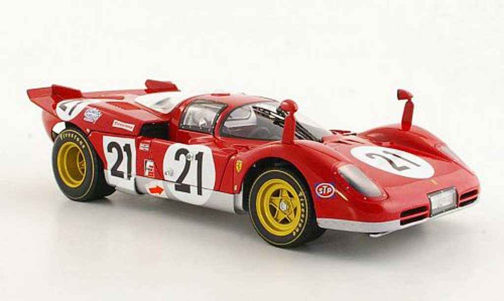 Ferrari 512 S 1/18 Hot Wheels Elite S No.21 Giunti / Vaccarella / Andretti 12h Sebring 1970 modelauto