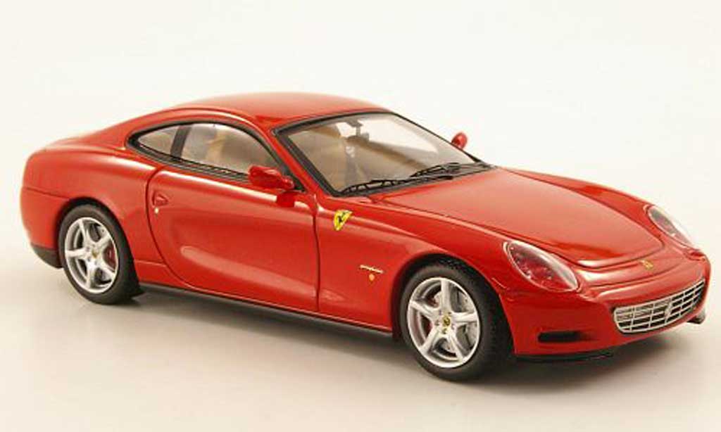 Ferrari 612 1/43 Hot Wheels Elite Scaglietti rood (Elite) modelauto