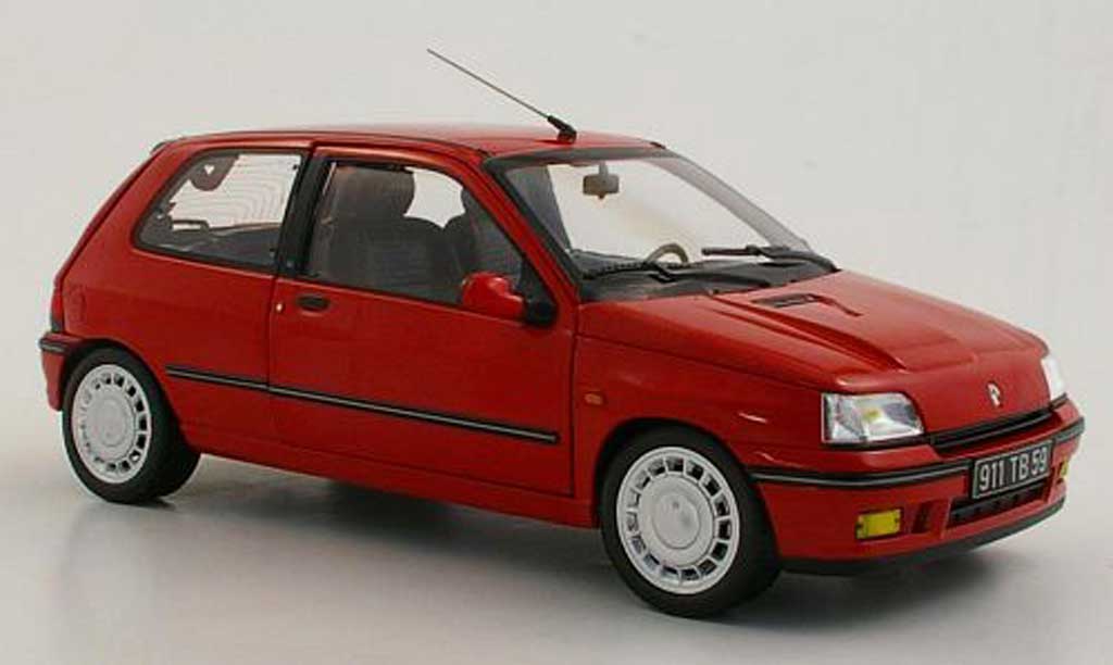 Renault Clio 16S 1/18 Norev 16S I 16S rood 1991 modelauto