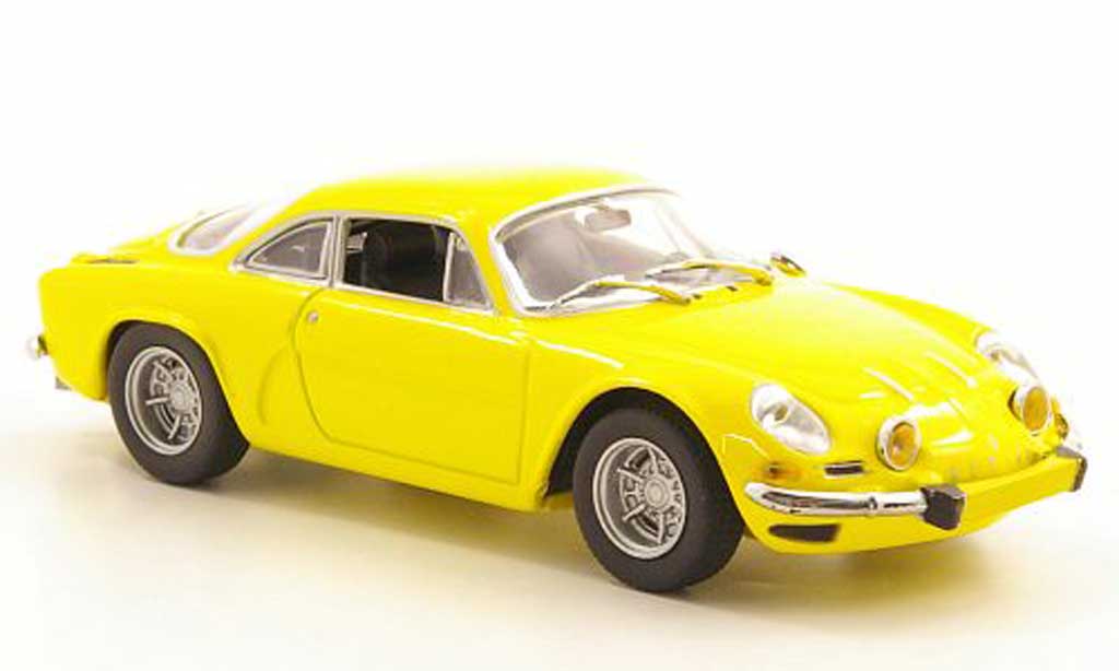 Alpine A110 1/43 Minichamps geel 1971 modelauto