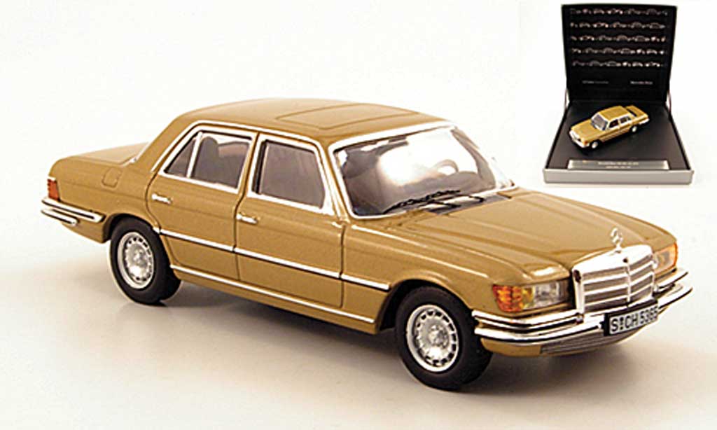 Mercedes 450 SEL 1/43 IXO SEL 6.9 (W116) beige 1975 modelauto