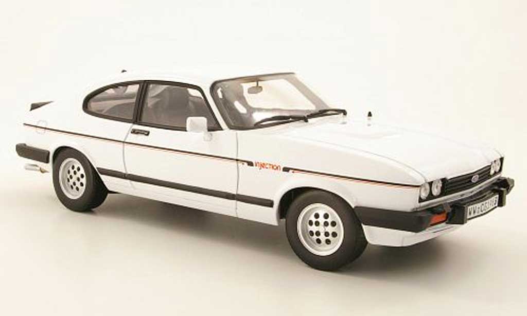 Ford Capri 1/18 Norev MK III 2.8i wit 1982 modelauto